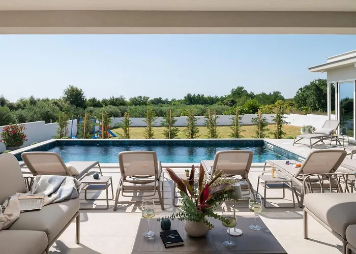 Luxury Petra With Pool Sea View Villa Vrsi